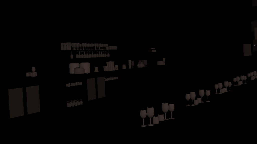 Bistro Scene (Translucent Pass - Objects)